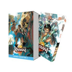 Radiant tome 20 coffret n°5 (T17 à T20) - avec fourreau + cale (Tony Valente - Ankama Éditions)
